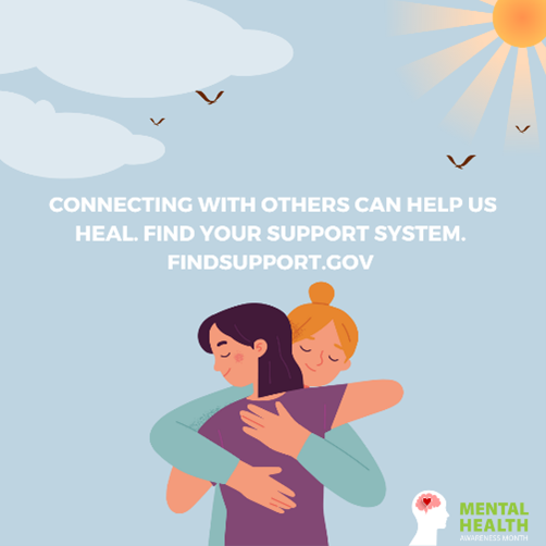 May Mental Health Month 2023-Connecting with Others Can Help Us Health